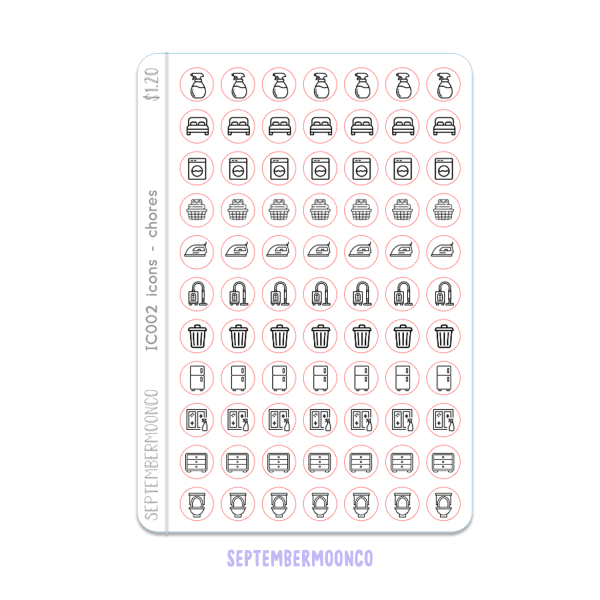 IC002  Icons – Chores