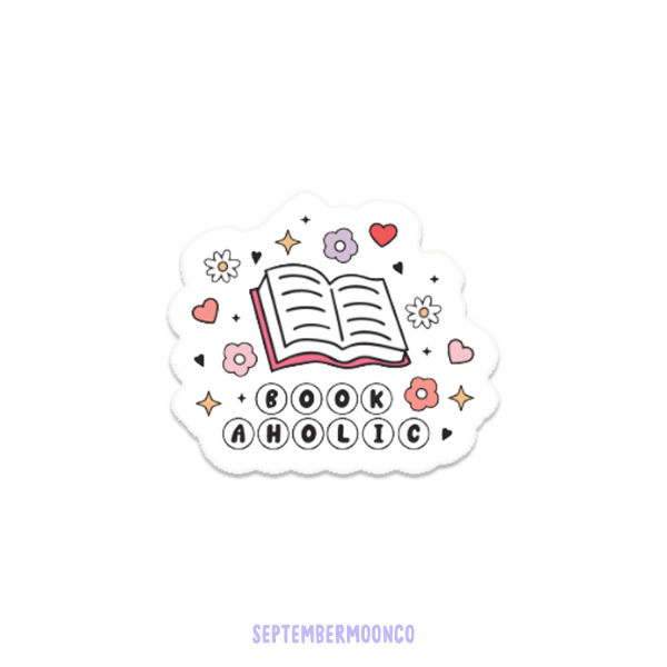 Diecut Sticker – Bookaholic